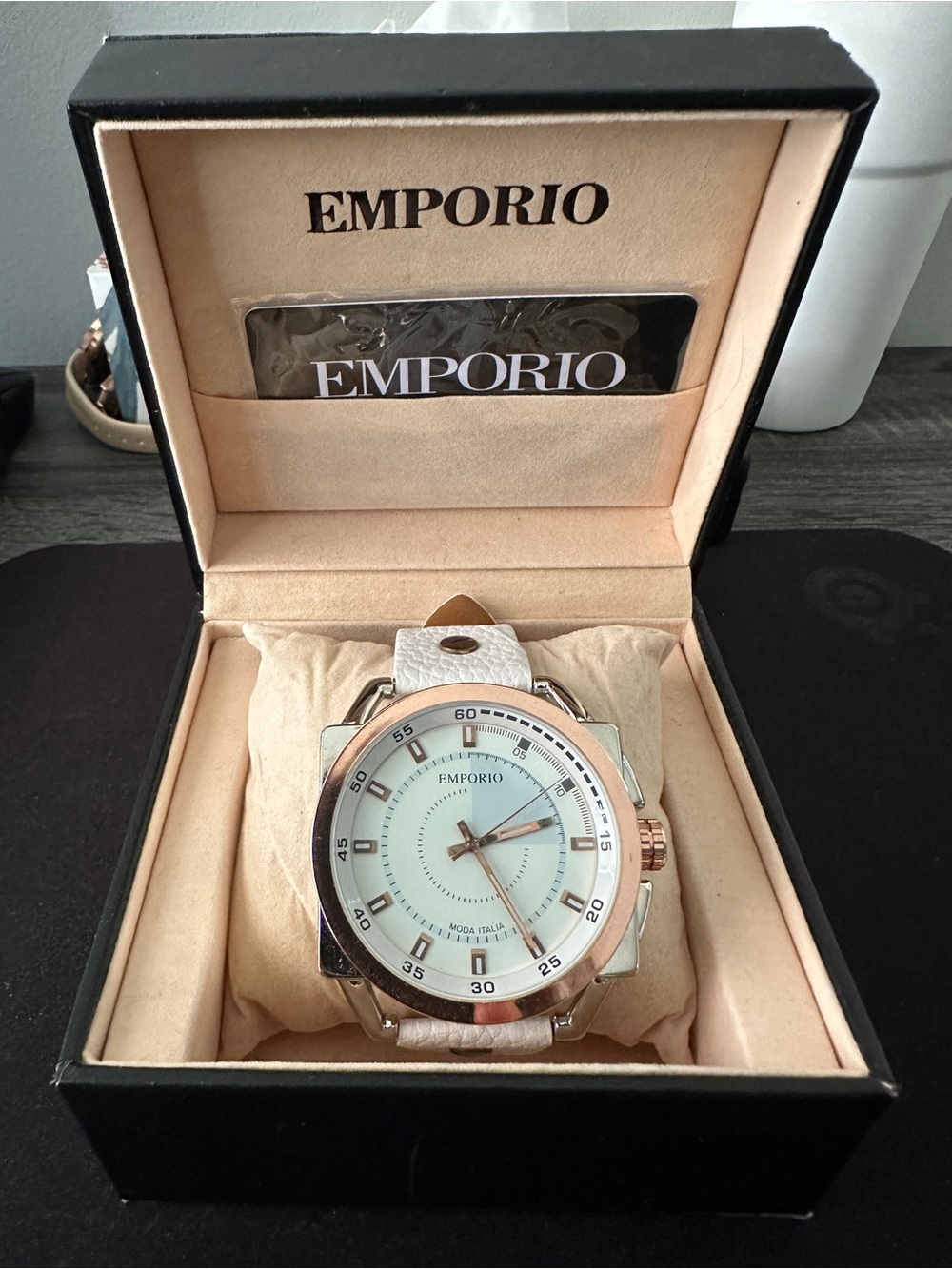 Emporio Rose Gold Watch